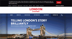 Desktop Screenshot of londonandpartners.com